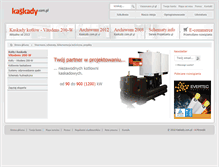 Tablet Screenshot of kaskady.com.pl